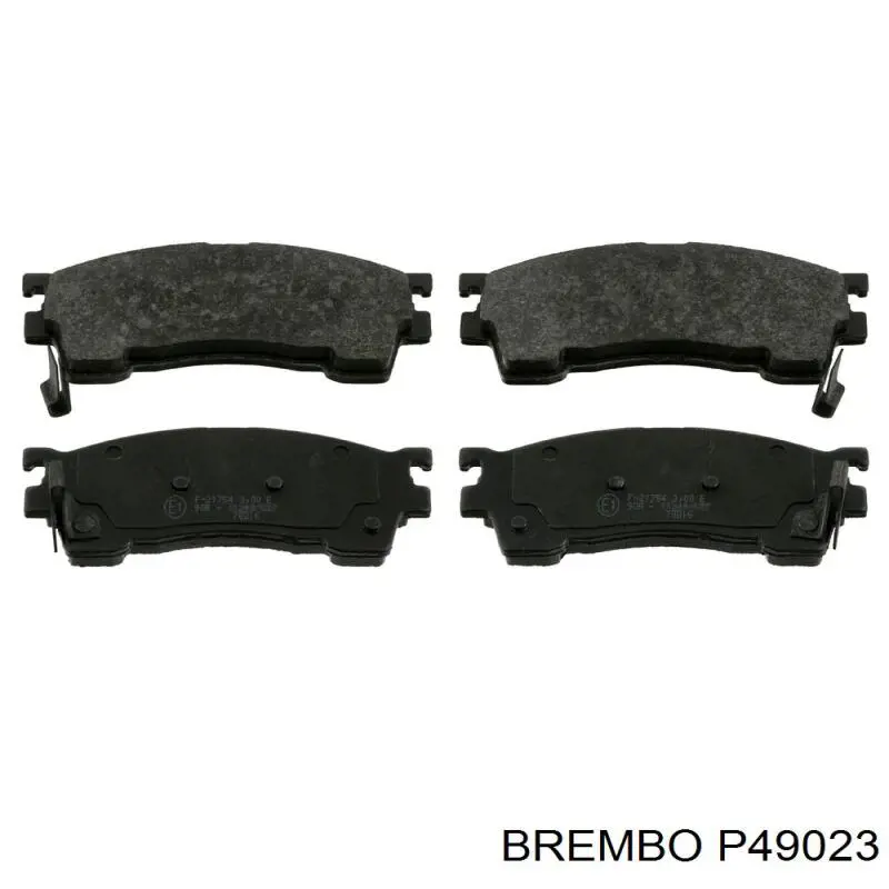 P49023 Brembo колодки гальмівні передні, дискові