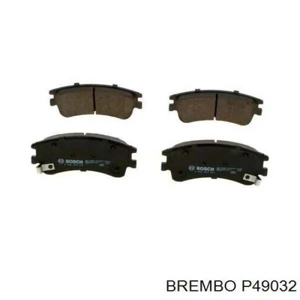 Купити P49032 Brembo Колодки гальмівні передні, дискові