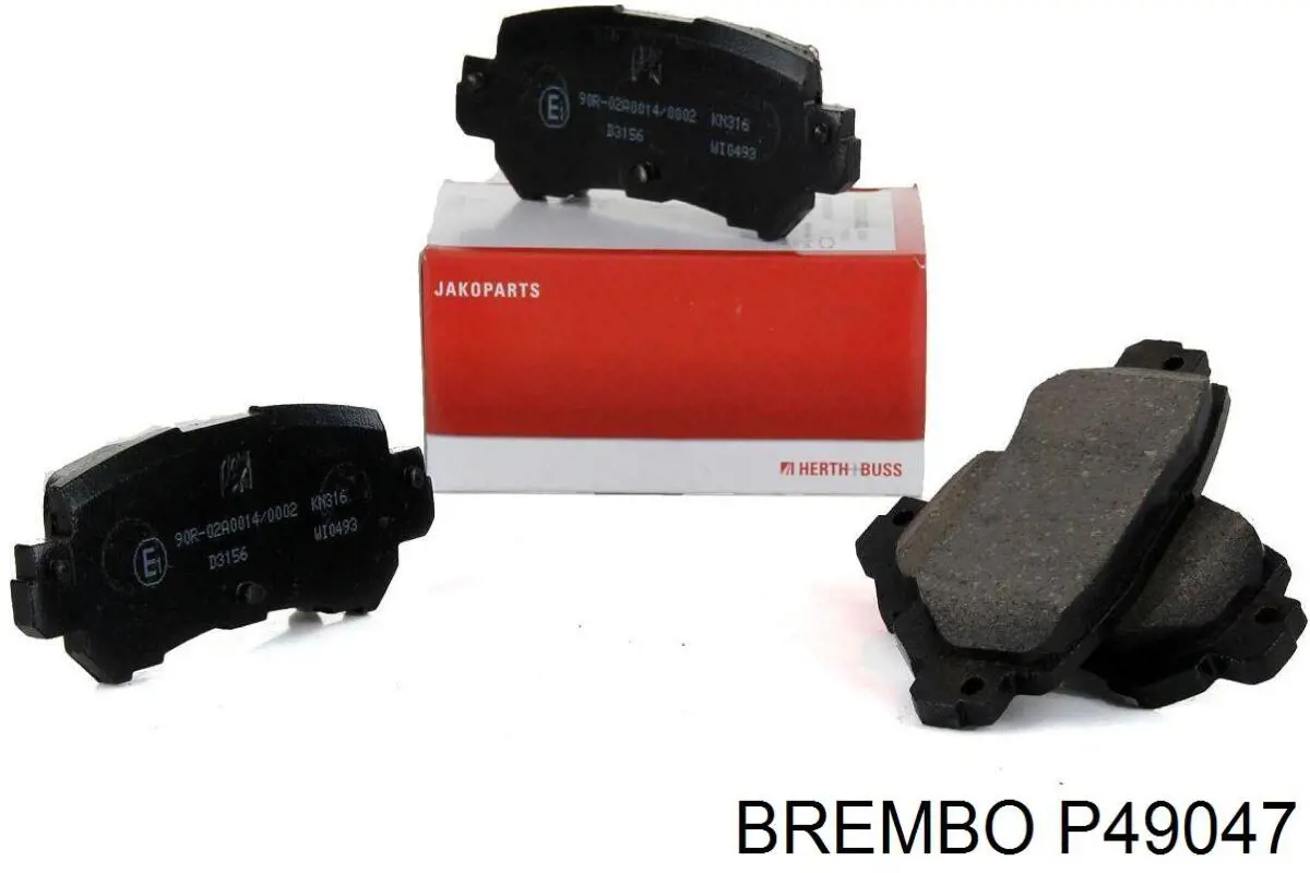 Купити P49047 Brembo Задні колодки