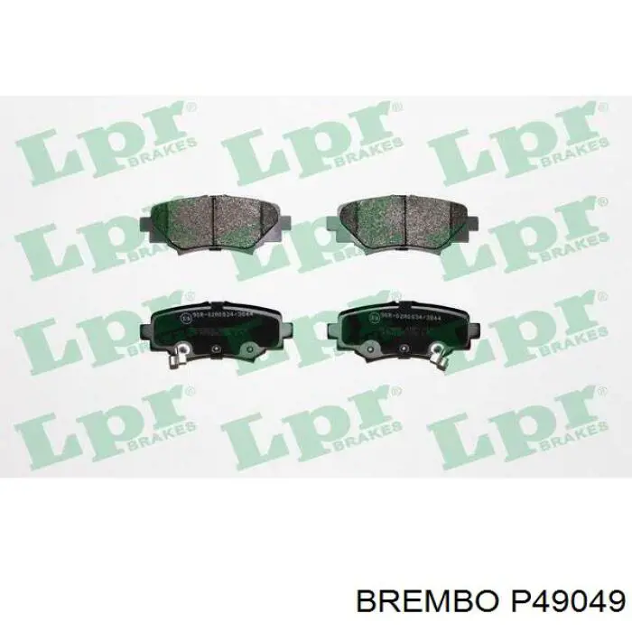 Задні гальмівні колодки Brembo P49049 ціна, від 26.92 USD