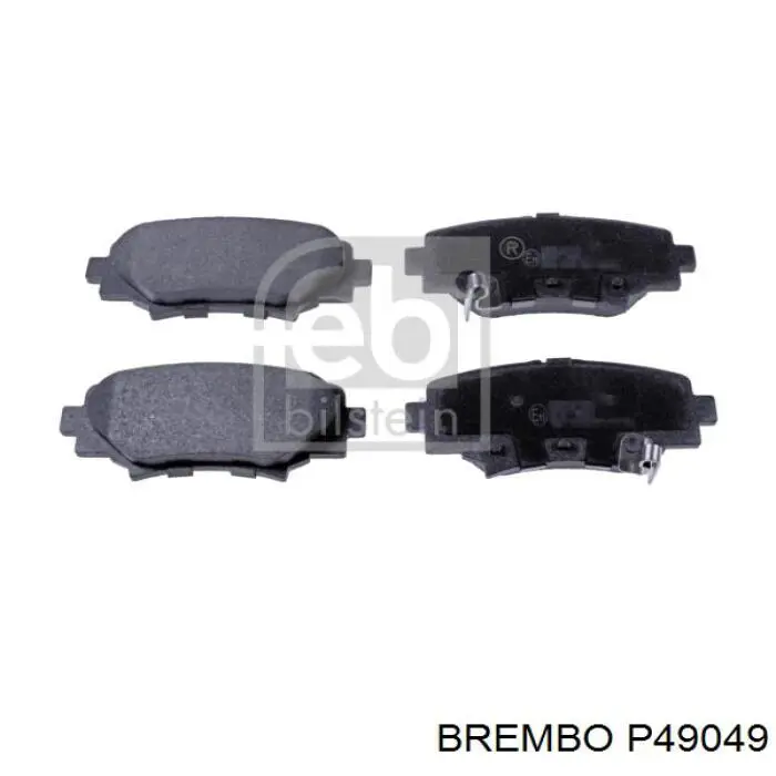 Купити P49049 Brembo Задні колодки