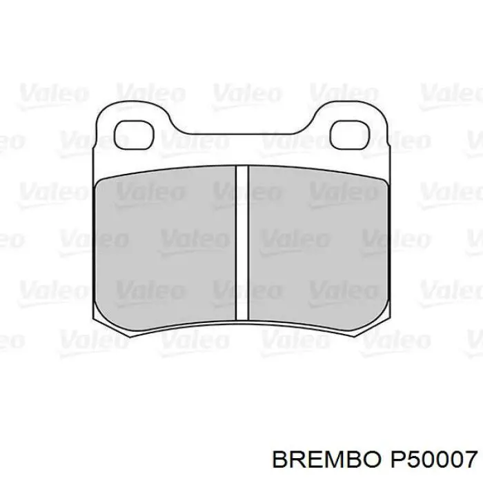 Задні дискові колодки Brembo P50007