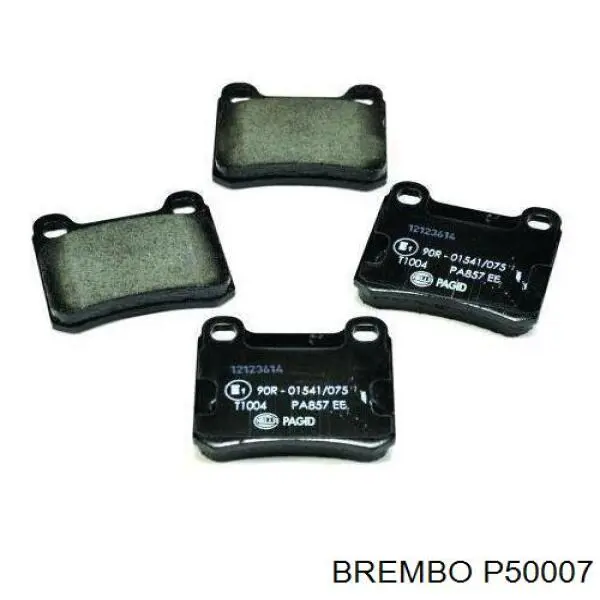 Задні гальмівні колодки Brembo P50007 ціна, від 10.21 USD