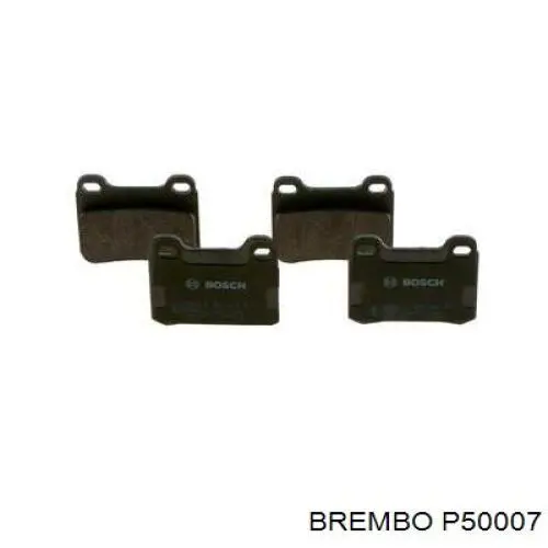 Купити P50007 Brembo Задні колодки