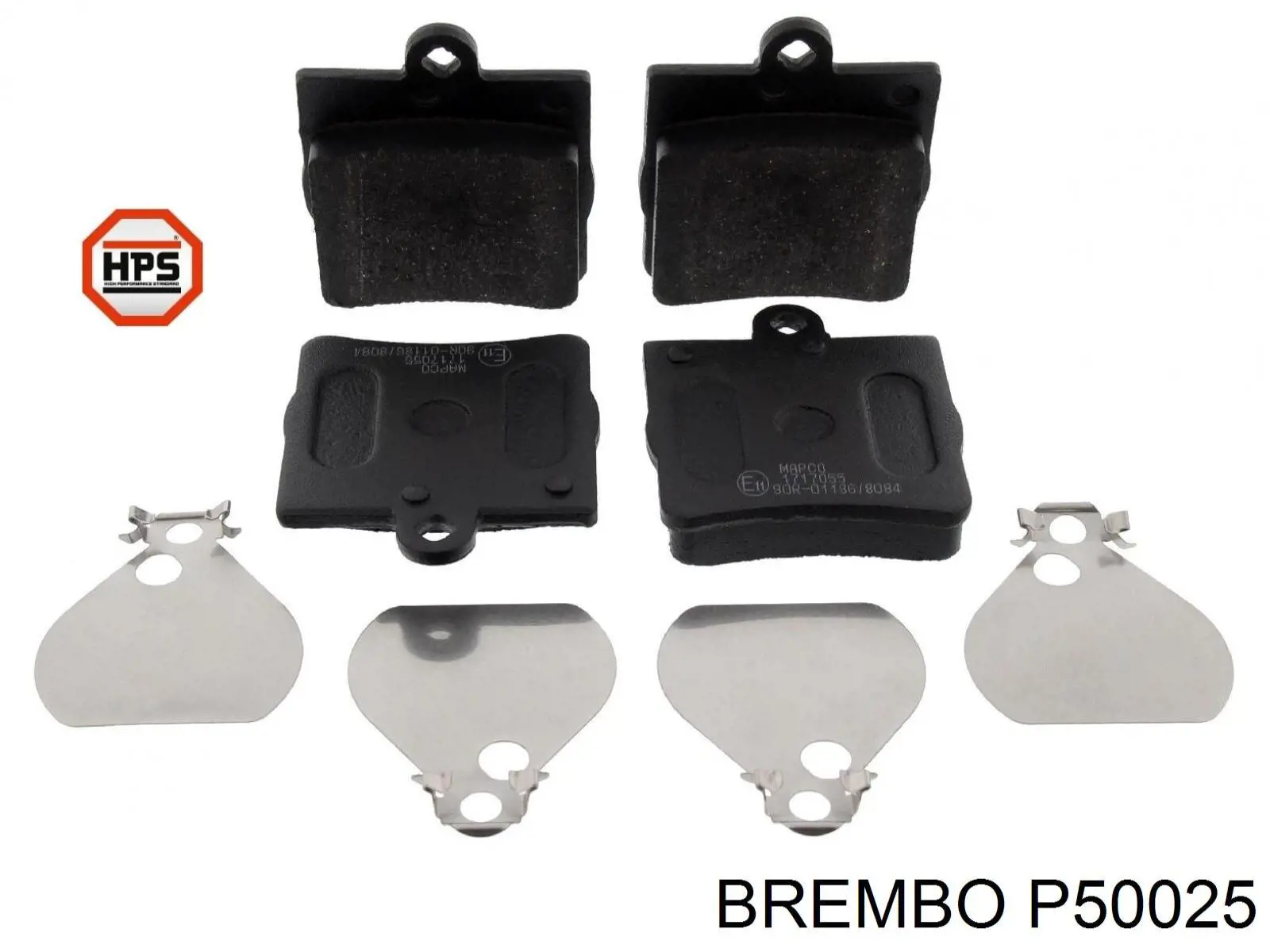 Задні гальмівні колодки P50025 Brembo