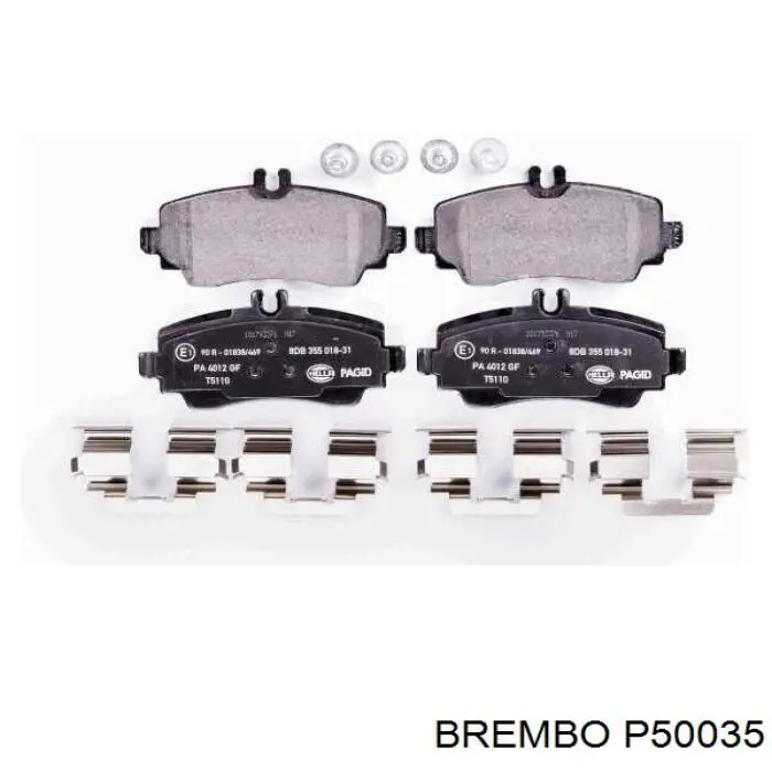 Купити P50035 Brembo Колодки гальмівні передні, дискові