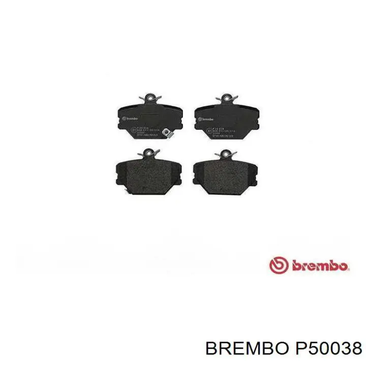 Колодки гальмівні передні, дискові P50038 Brembo