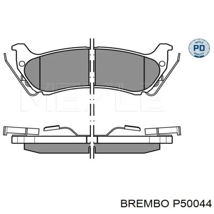 Задні дискові колодки Brembo P50044