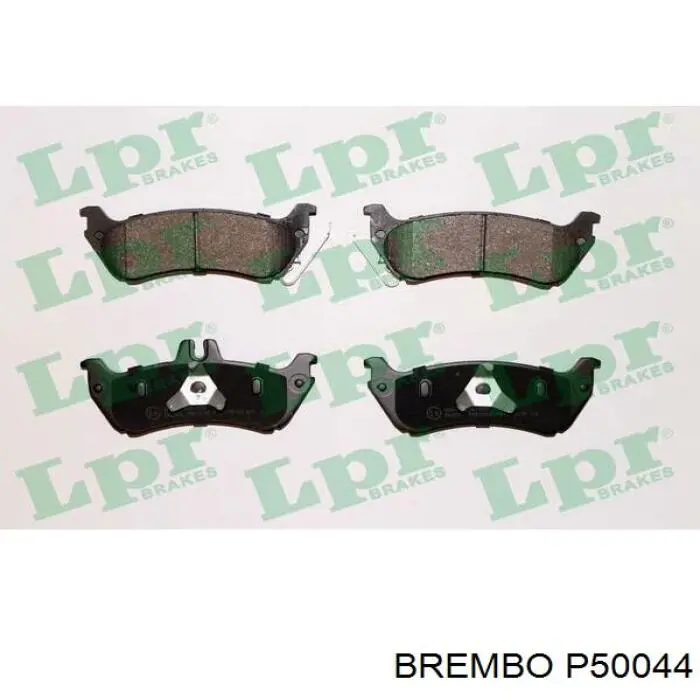 Купити P50044 Brembo Задні колодки