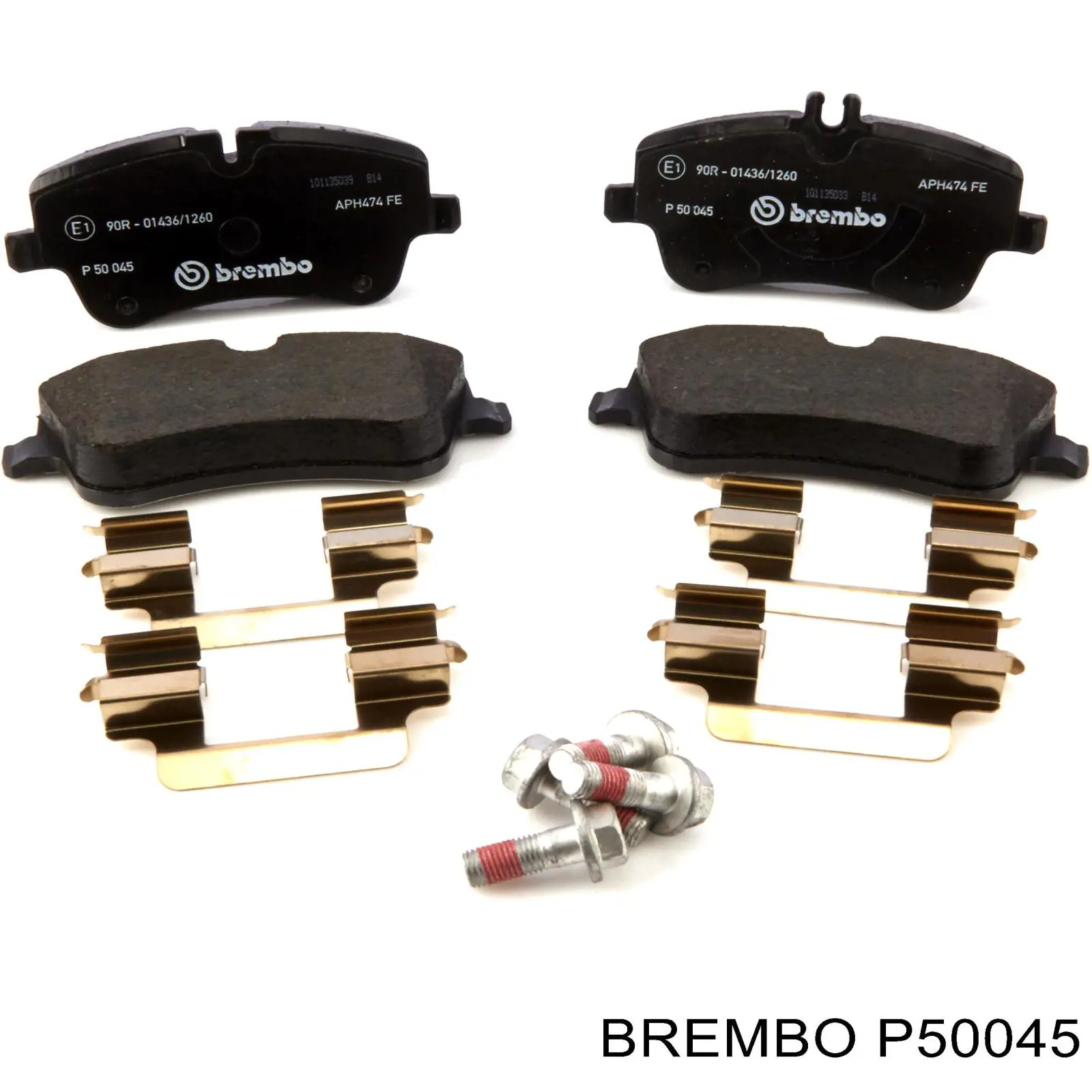 P50045 Brembo колодки гальмівні передні, дискові
