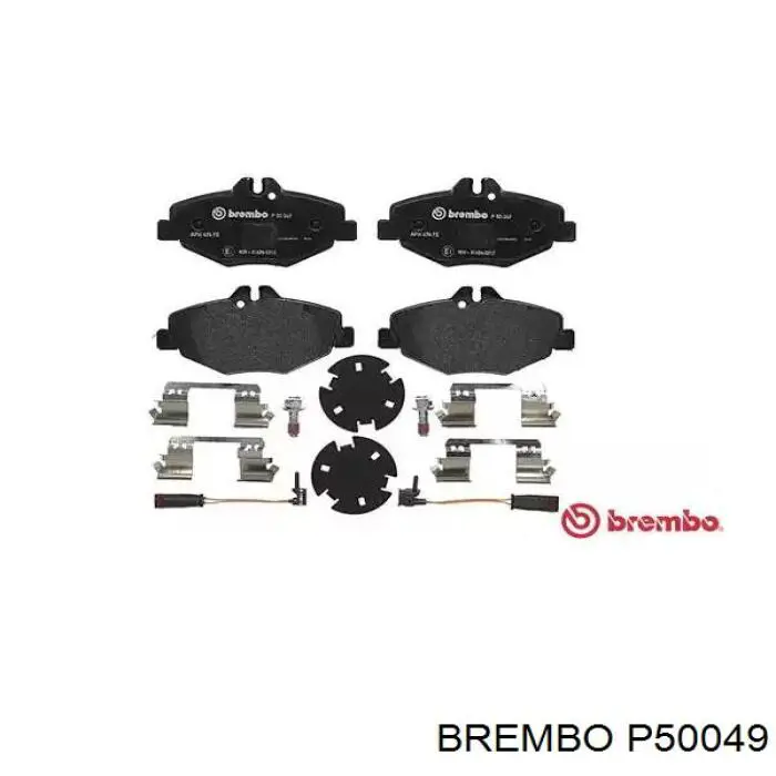 Гальмівні колодки Brembo P50049 ціна, від 44.86 USD