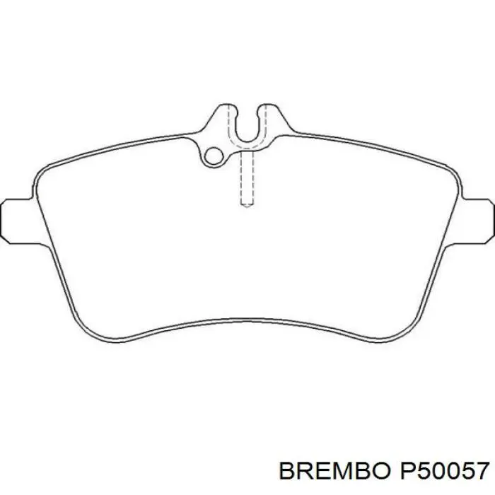 Передні тормозні колодки P50057 Brembo