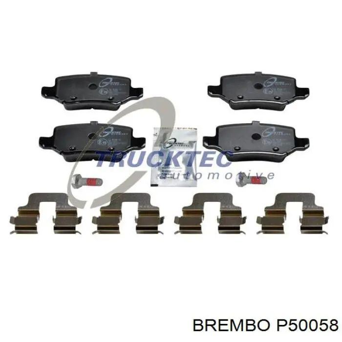 Купити P50058 Brembo Задні колодки