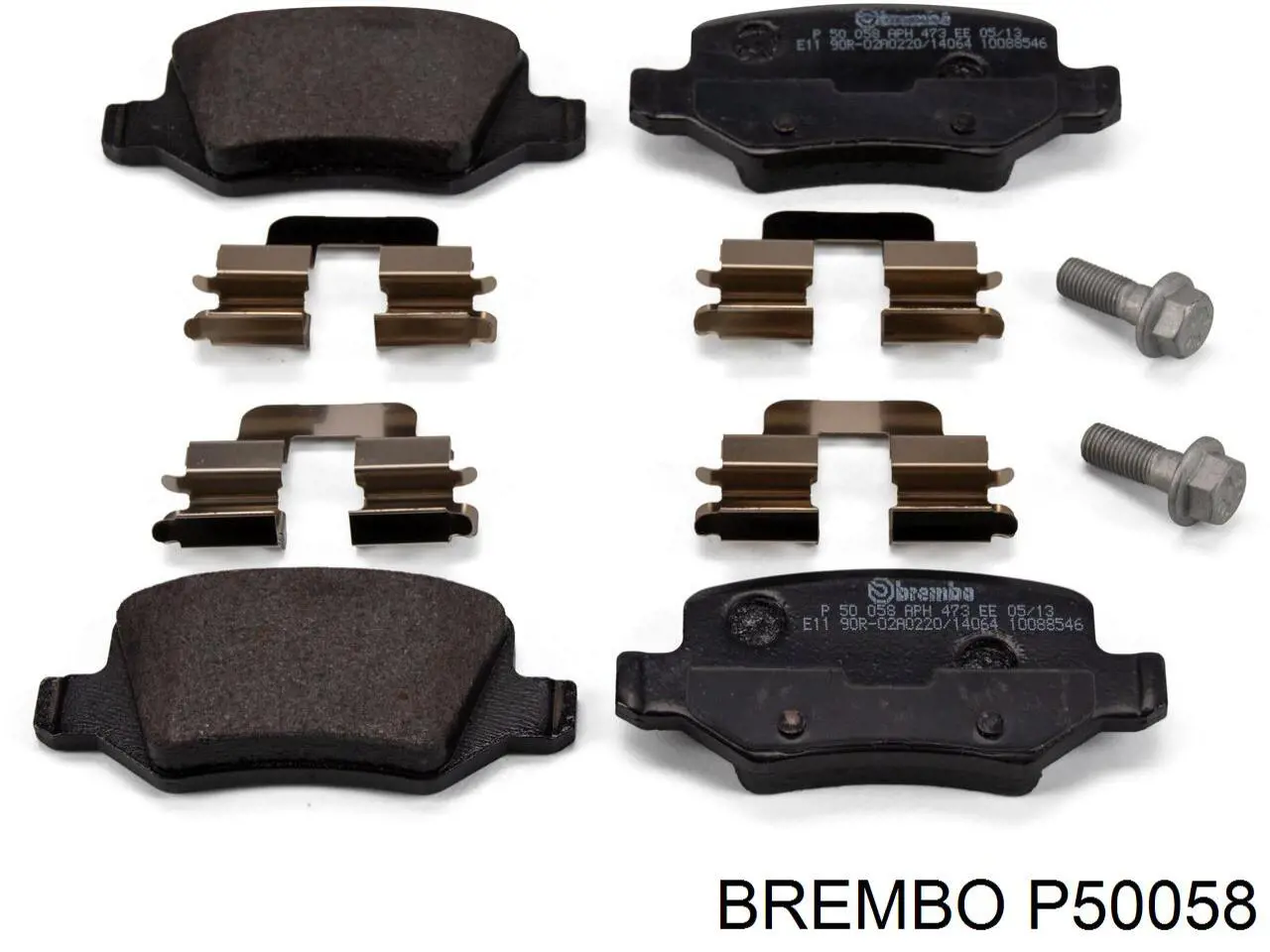 Задні гальмівні колодки P50058 Brembo