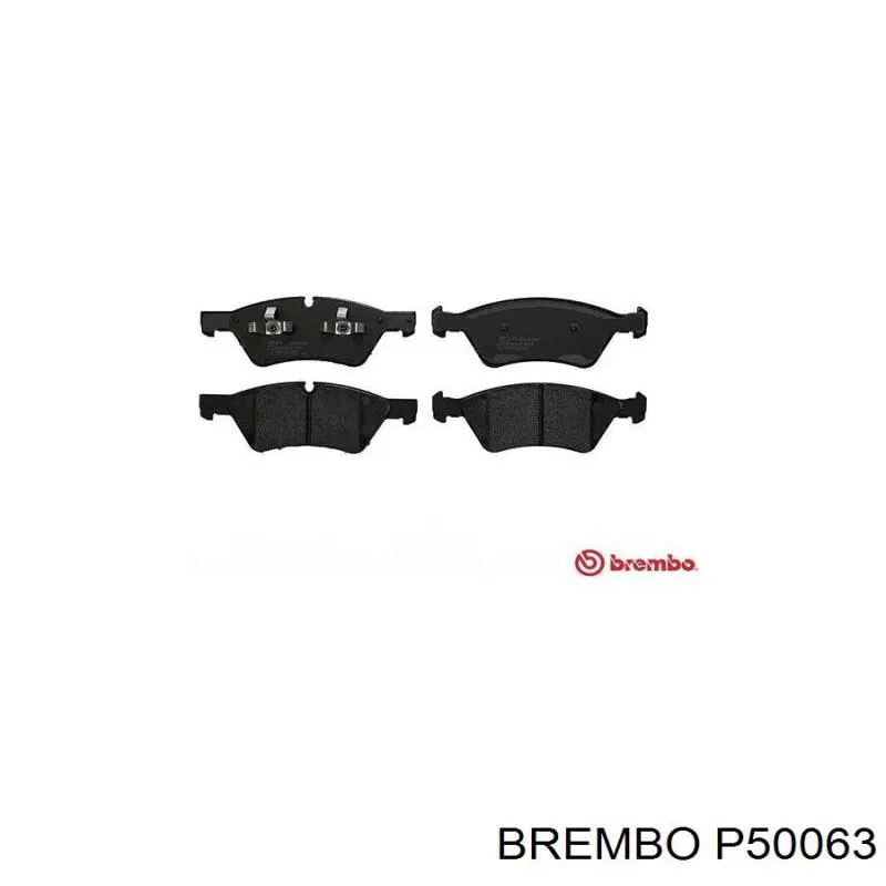 Передні тормозні колодки P50063 Brembo