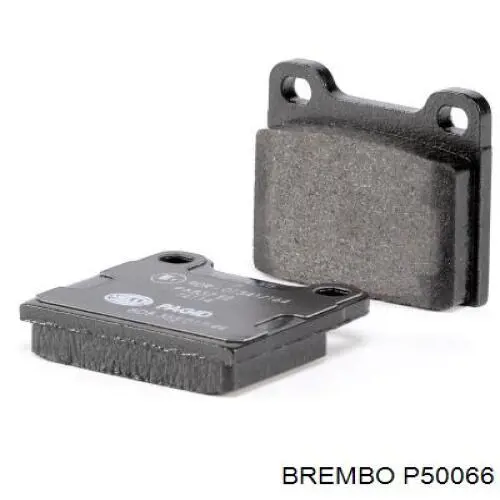 P50066 Brembo Колодки гальмівні задні, дискові