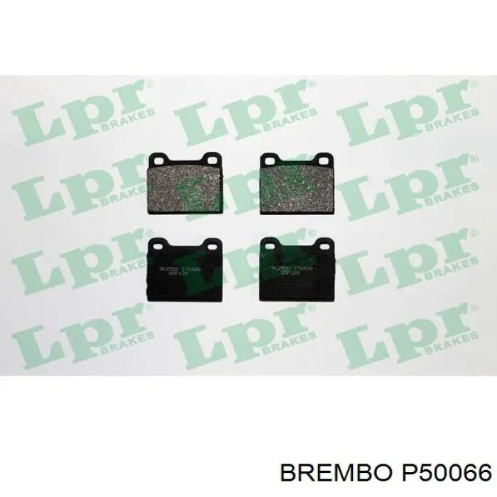 Купити P50066 Brembo Задні колодки