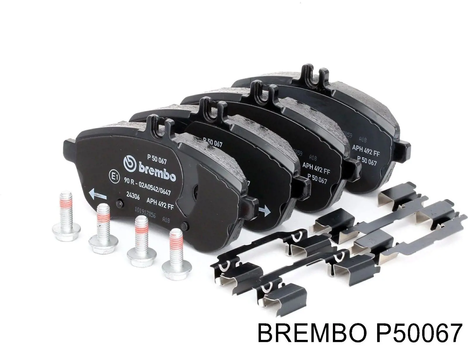 Гальмівні колодки Brembo P50067 ціна, від 43.48 USD
