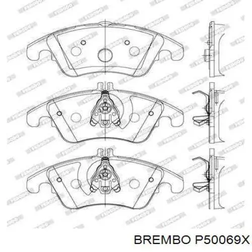 Тормозні колодки Brembo P50069X