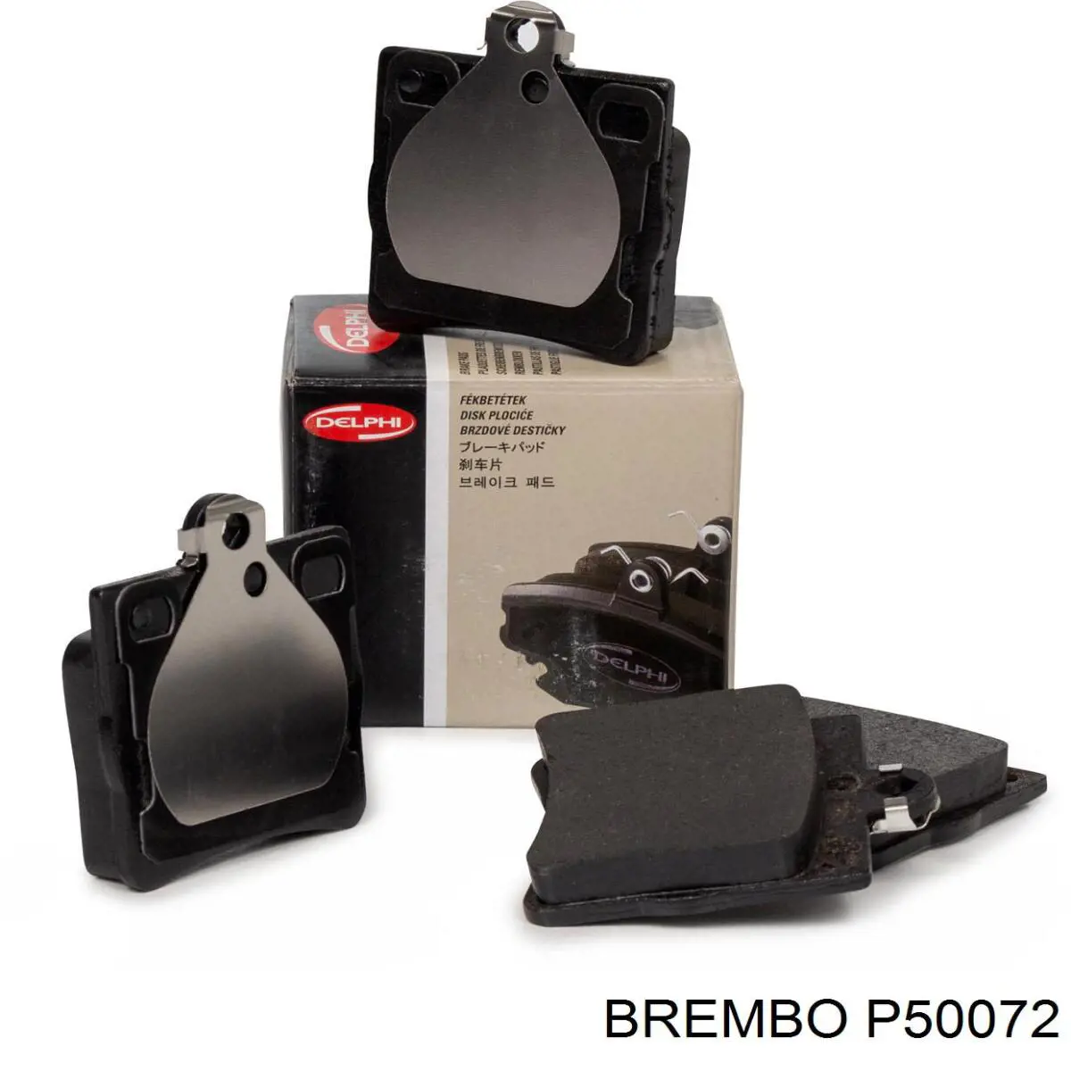 Купити P50072 Brembo Задні колодки