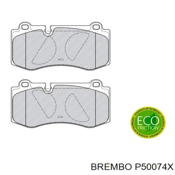 Передні тормозні колодки P50074X Brembo