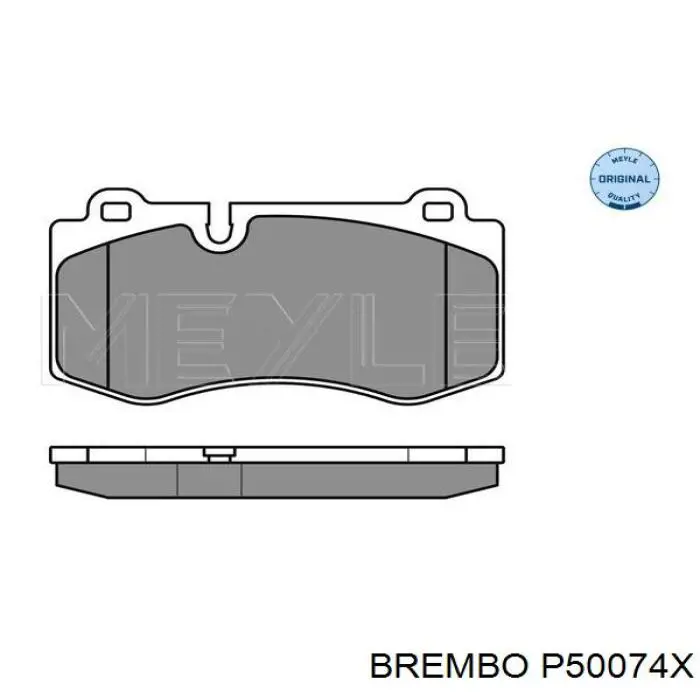 Гальмівні колодки Brembo P50074X ціна, від 53.71 USD
