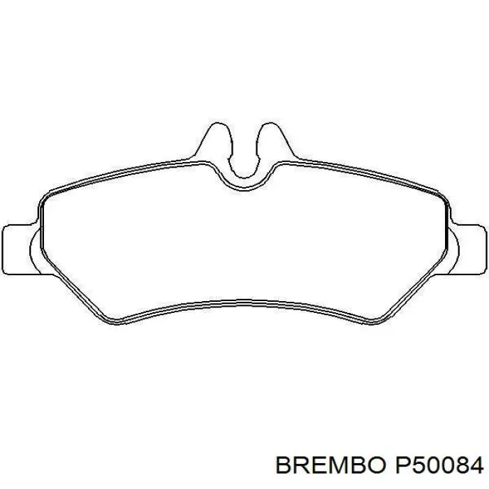 Купити P50084 Brembo Задні колодки