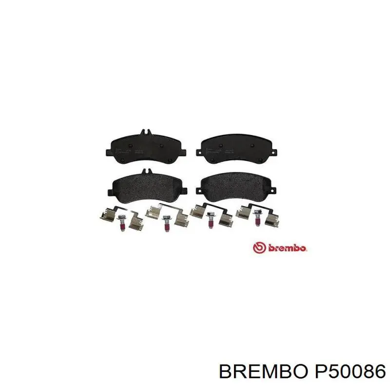 Гальмівні колодки Brembo P50086 ціна, від 58.01 USD