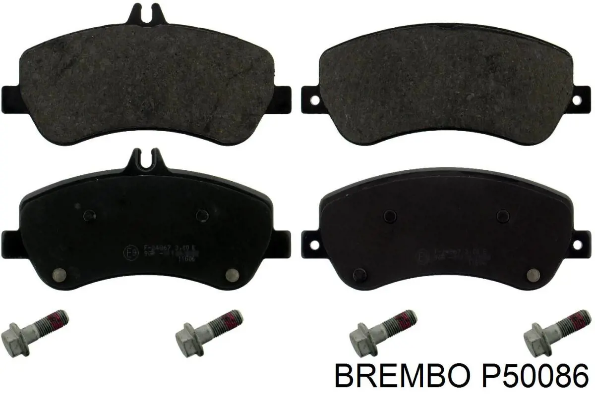 Купити P50086 Brembo Колодки гальмівні передні, дискові