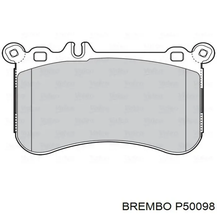 Передні тормозні колодки P50098 Brembo
