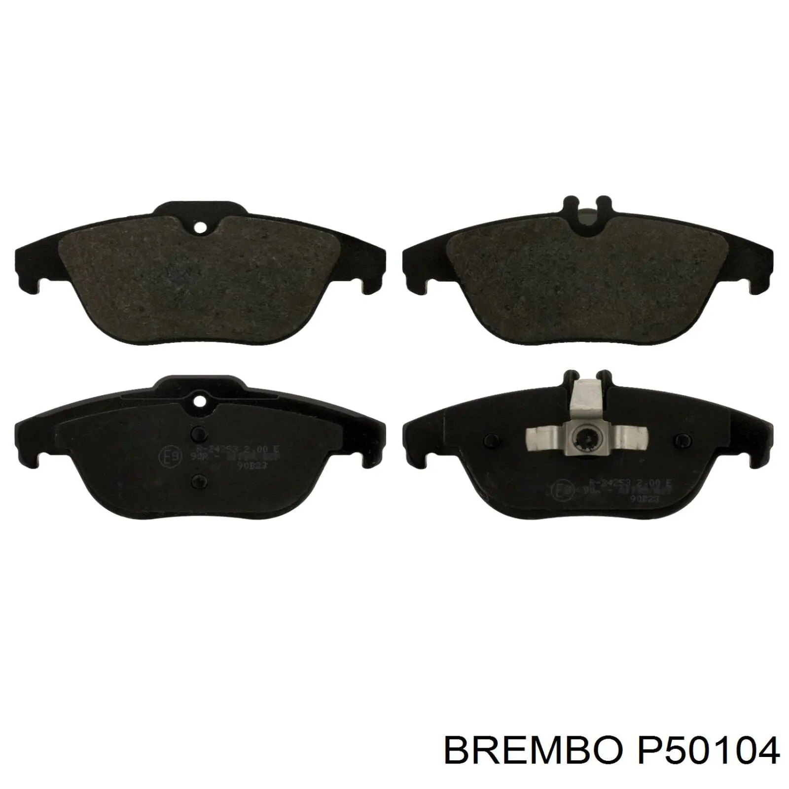 P50104 Brembo колодки гальмові задні, дискові