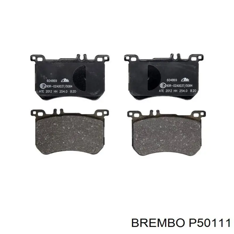 P50111 Brembo Передні гальмівні колодки