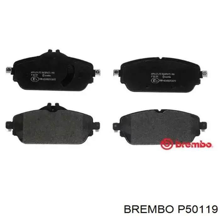 Гальмівні колодки Brembo P50119 ціна, від 55.06 USD