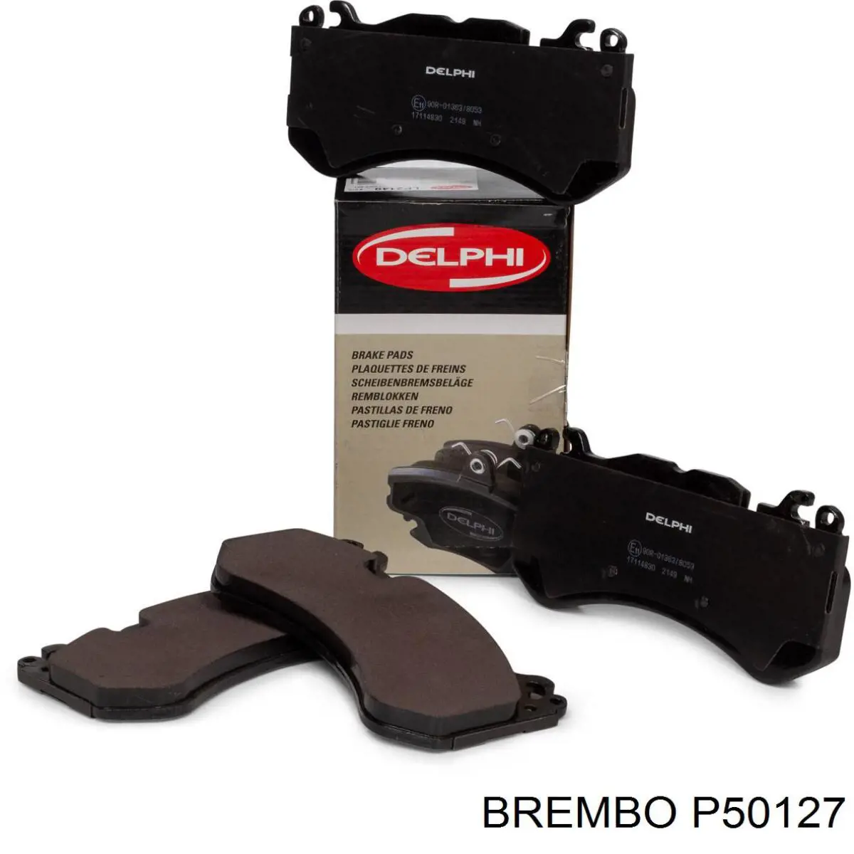 Купити P50127 Brembo Колодки гальмівні передні, дискові