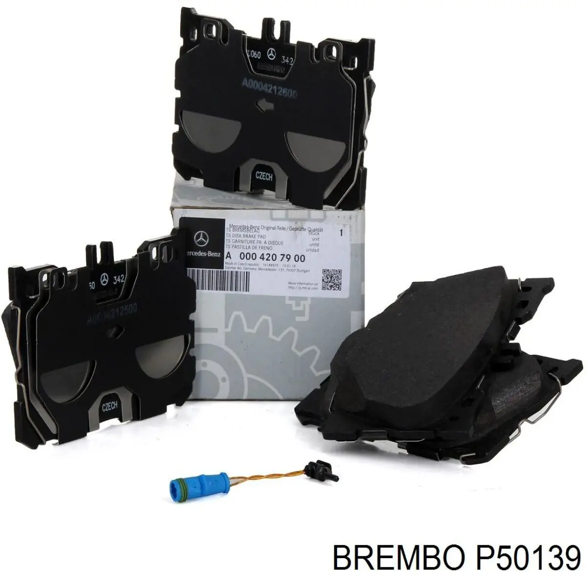 Передні тормозні колодки P50139 Brembo