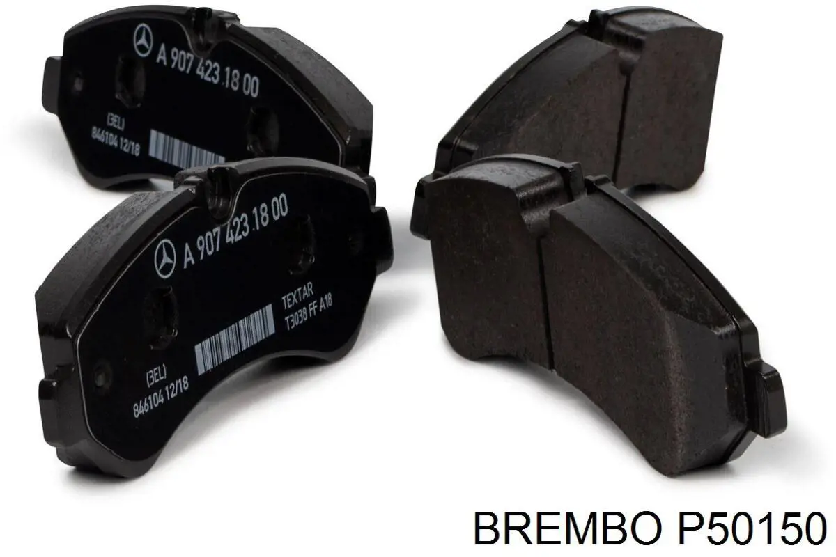 Купити P50150 Brembo Задні колодки