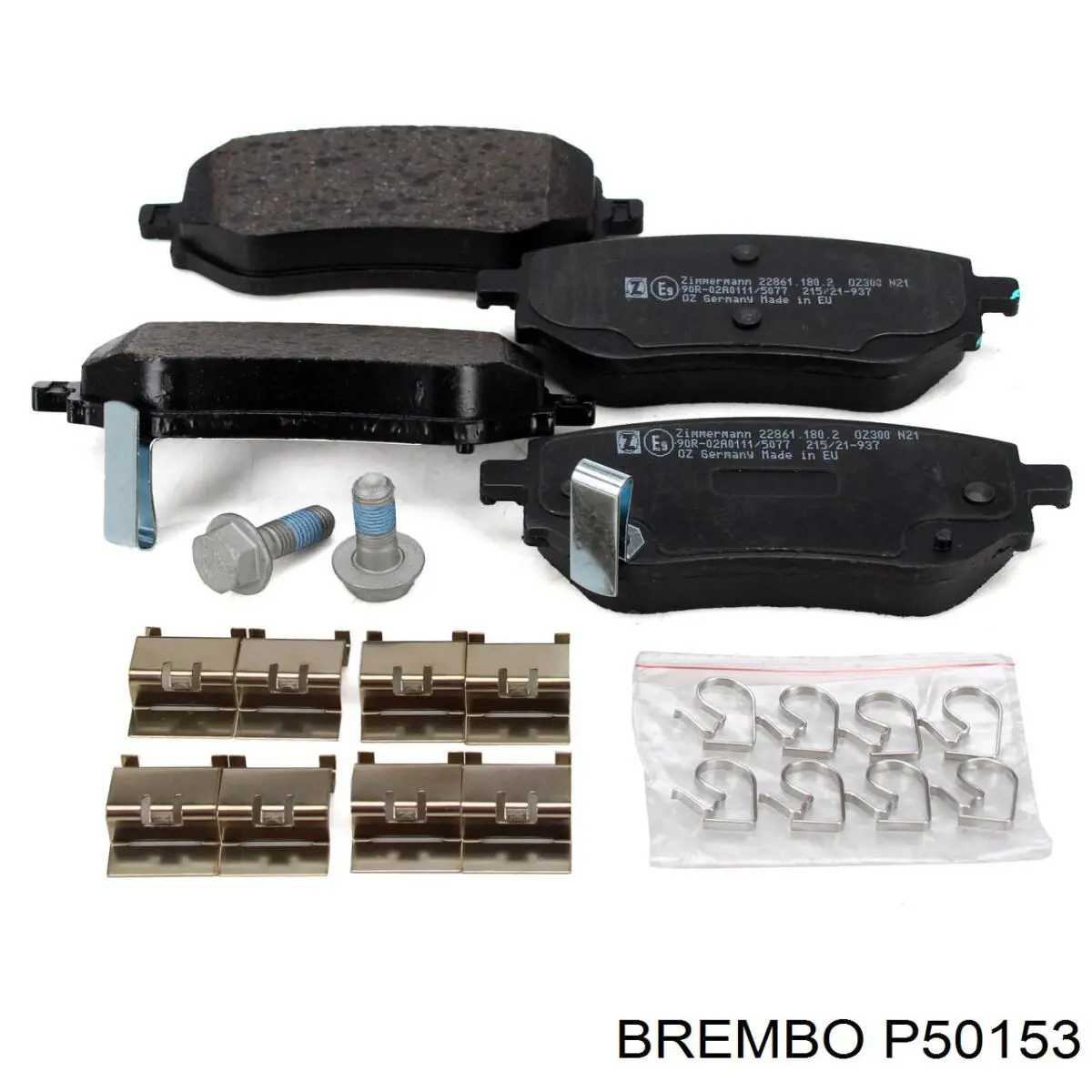 Задні гальмівні колодки P50153 Brembo