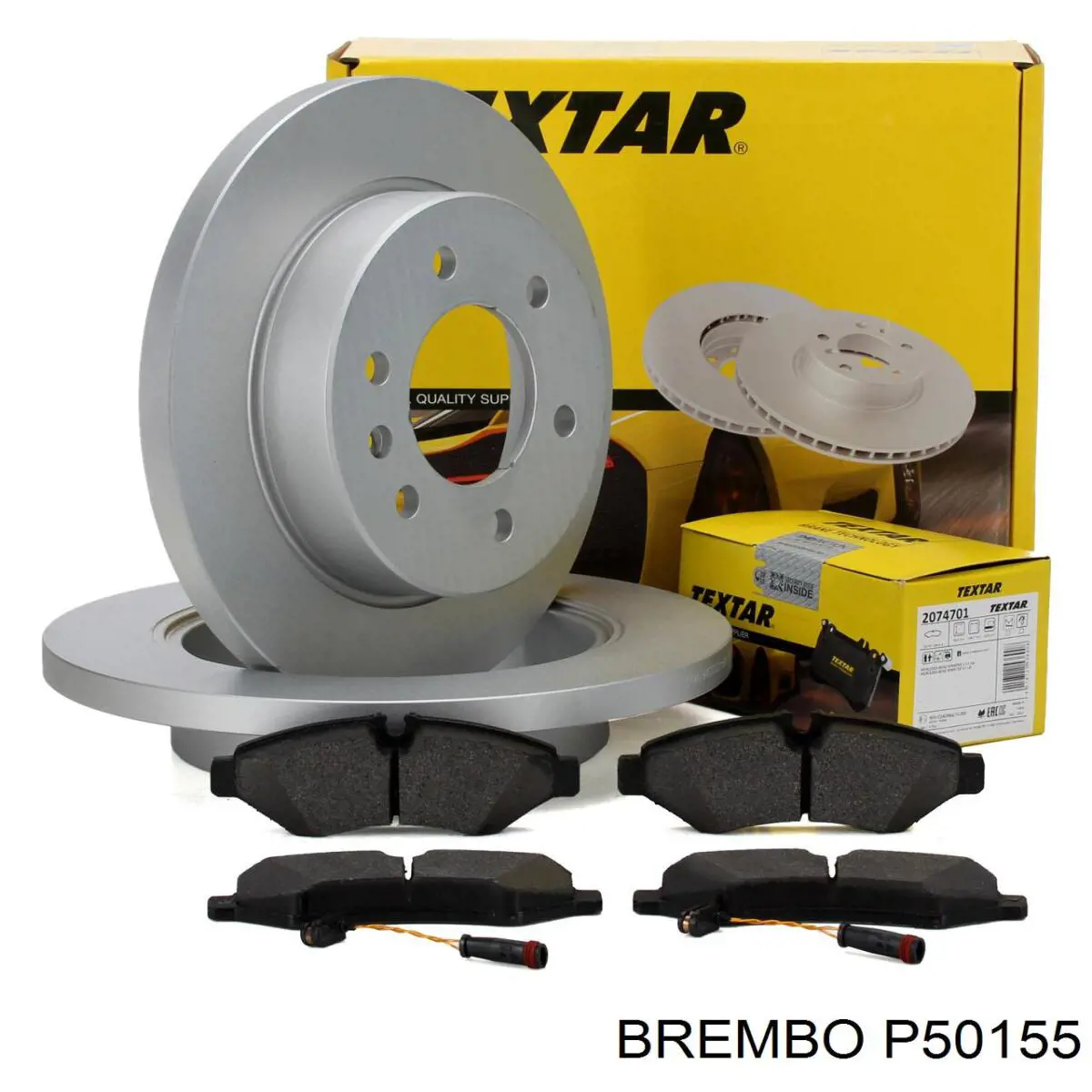 Колодки гальмові задні, дискові P50155 Brembo