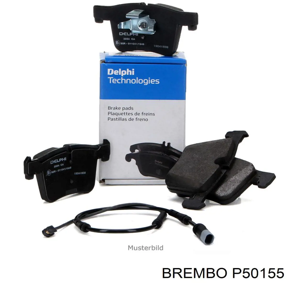 Купити P50155 Brembo Задні колодки
