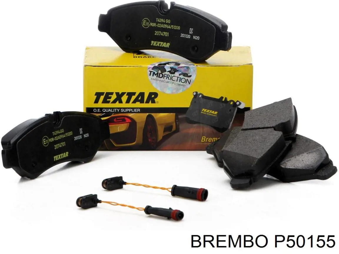 Задні гальмівні колодки Brembo P50155 ціна, від 47.56 USD