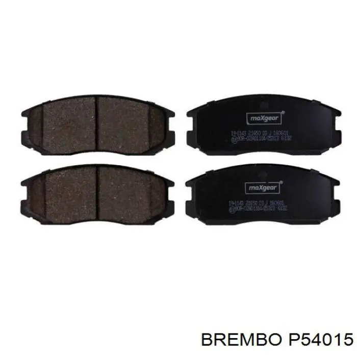 P54015 Brembo колодки гальмівні передні, дискові
