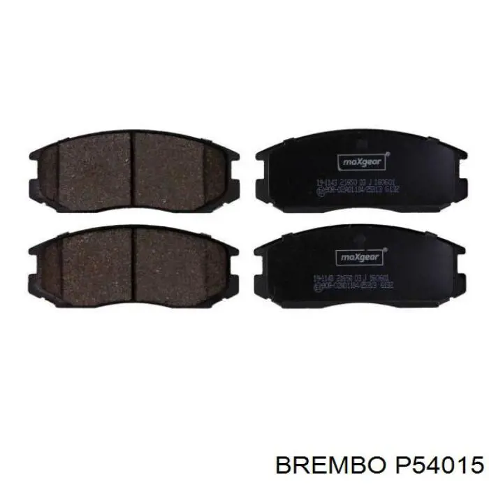 Колодки гальмівні передні, дискові P54015 Brembo