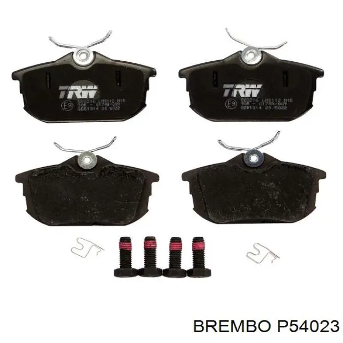Задні гальмівні колодки P54023 Brembo