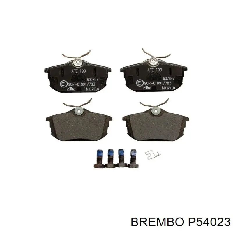 Купити P54023 Brembo Задні колодки