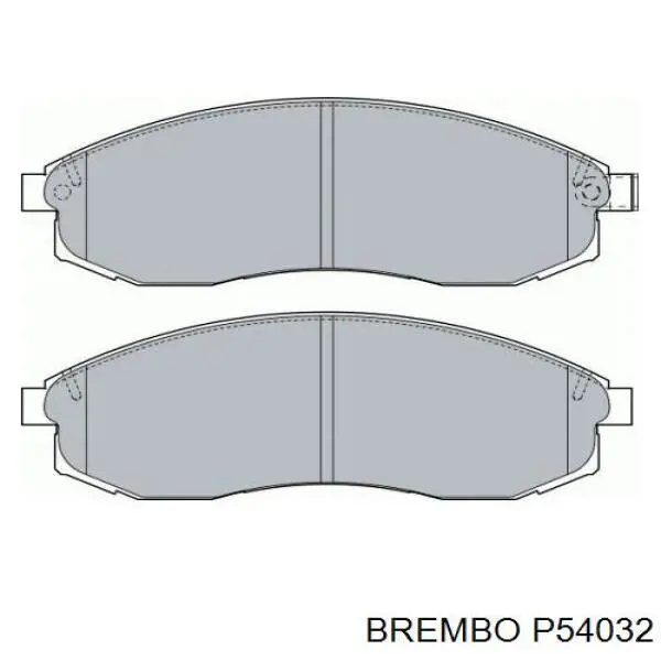 P54032 Brembo Передні гальмівні колодки