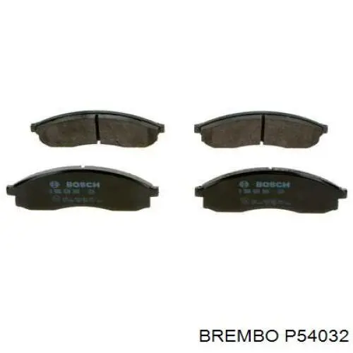 Купити P54032 Brembo Колодки гальмівні передні, дискові