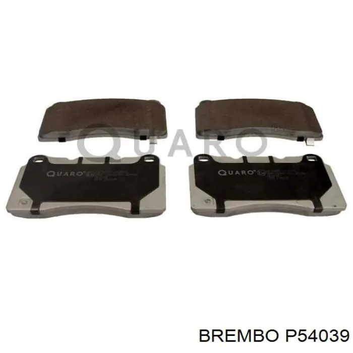P54039 Brembo колодки гальмівні передні, дискові