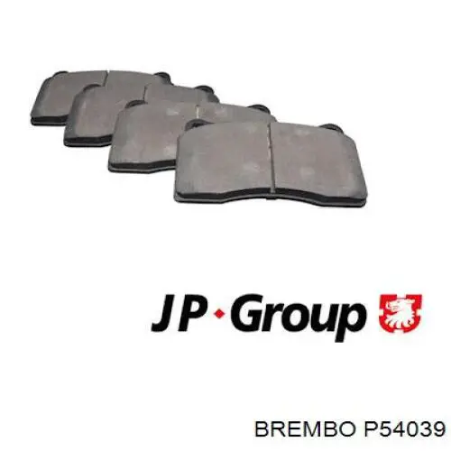 Передні тормозні колодки P54039 Brembo
