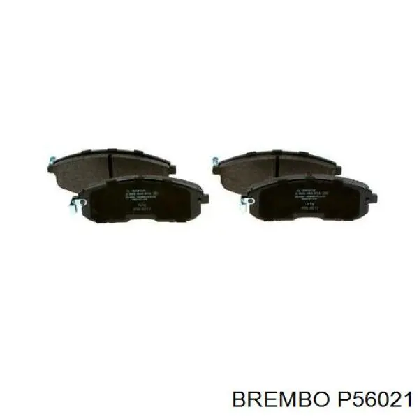 Колодки гальмівні передні, дискові P56021 Brembo