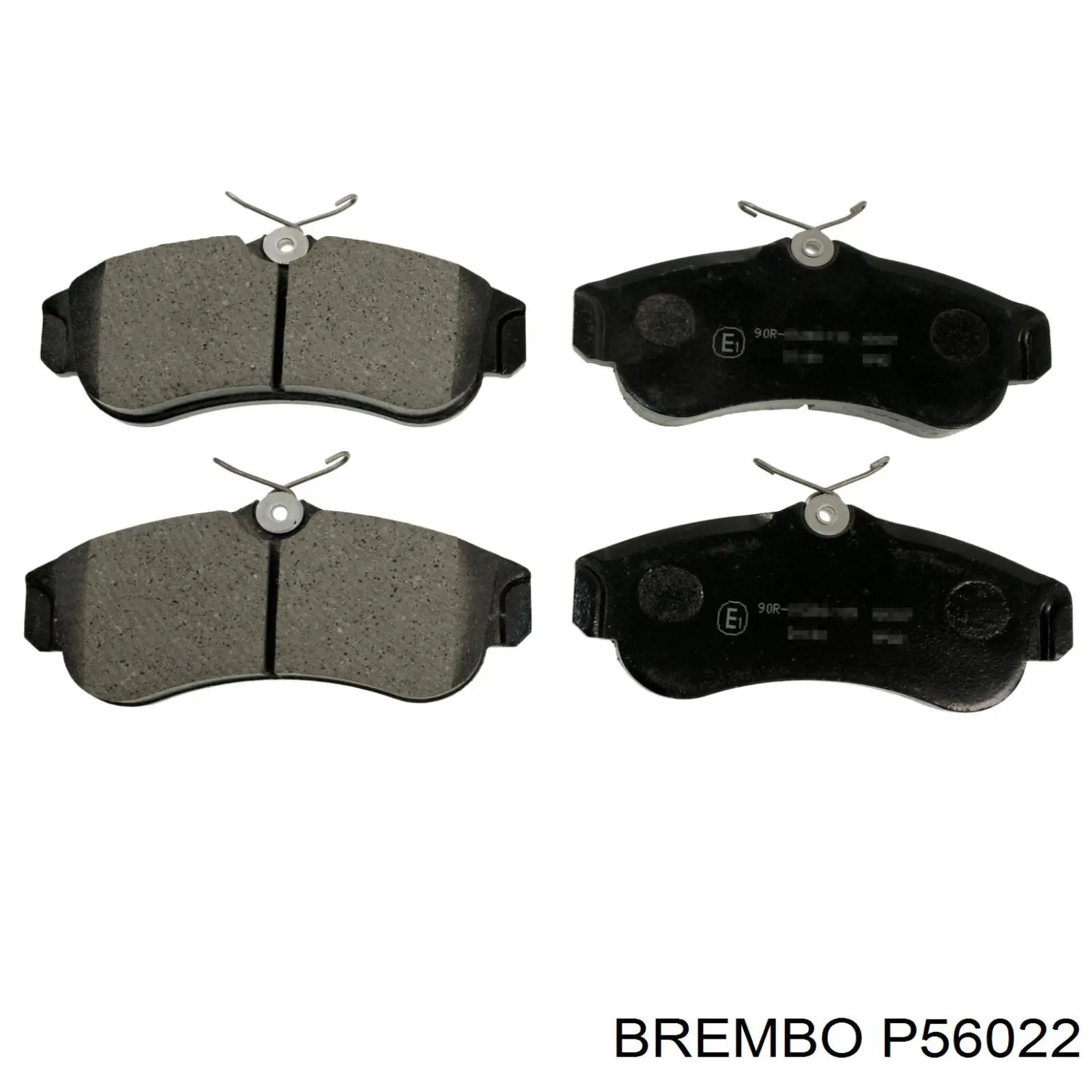 P56022 Brembo колодки гальмівні передні, дискові